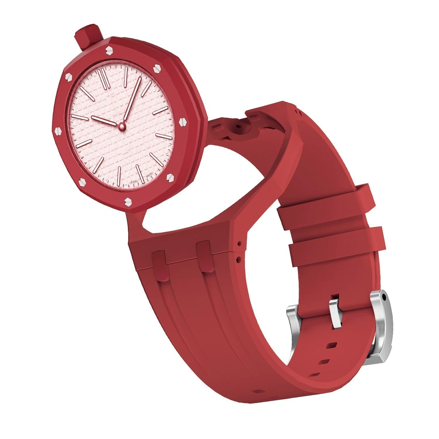 [Azure Tears]OAK POP EXCLUSIVE RED SILICONE STRAP
