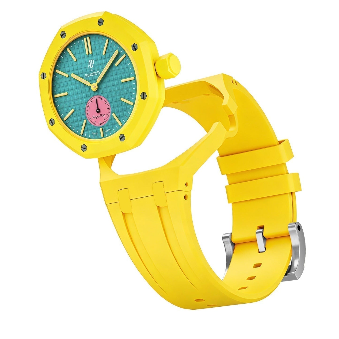 [Azure Tears]OAK POP EXCLUSIVE YELLOW SILICONE STRAP