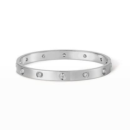 [Azure Tears]CLASSIC 6.1MM LOVE BANGLE - 10-DIAMOND