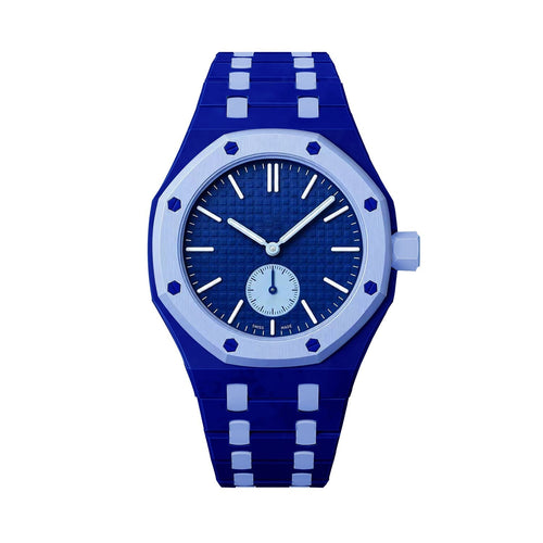 [Azure Tears]OAK POP EXCLUSIVE DARK BLUE AND LIGHT BLUE BIOCERAMIC STRAP