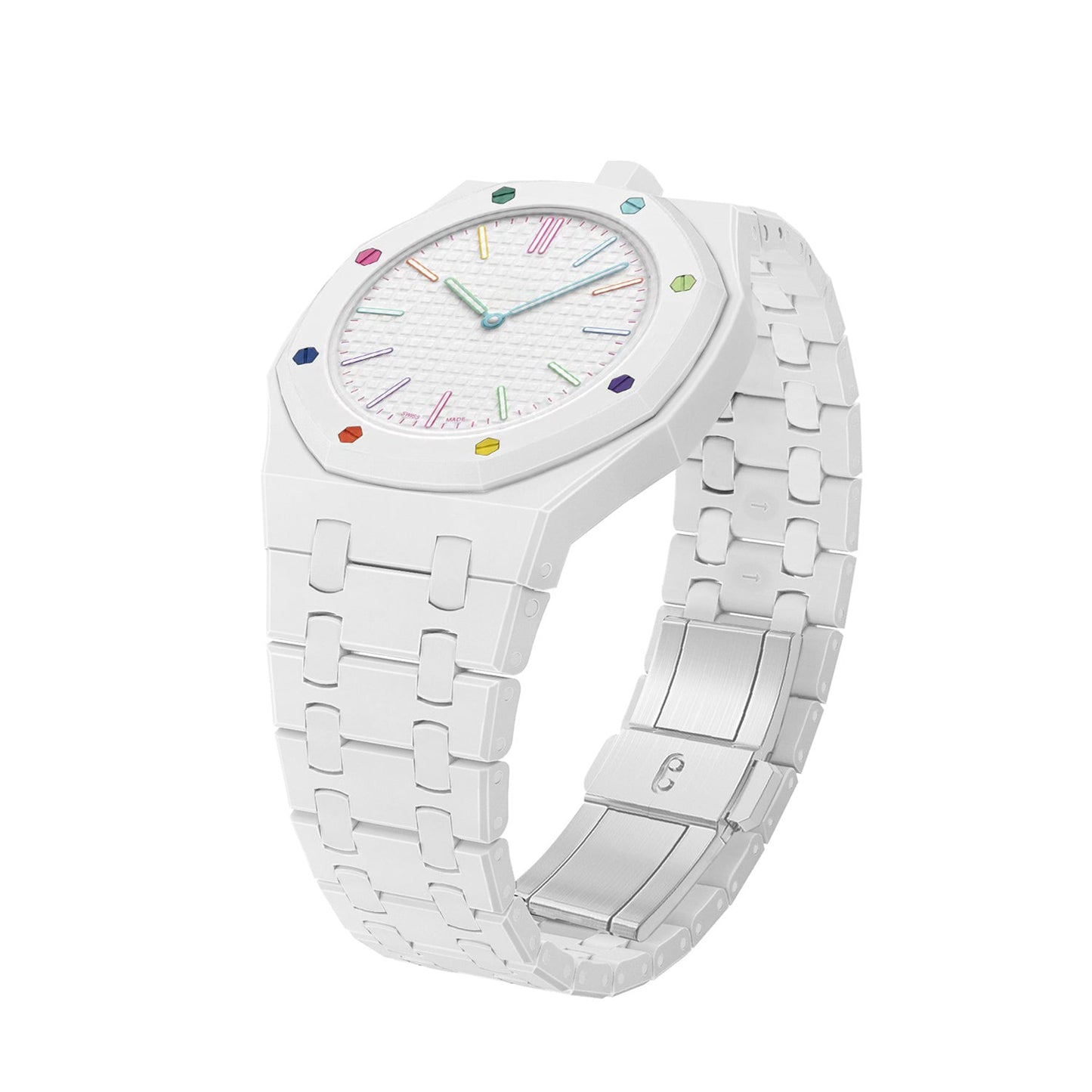 [Azure Tears]OAK POP EXCLUSIVE WHITE BIOCERAMIC STRAP
