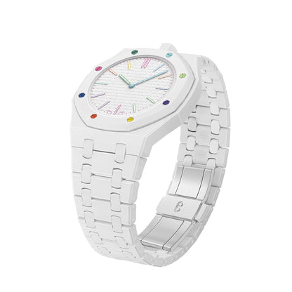[Azure Tears]OAK POP EXCLUSIVE WHITE BIOCERAMIC STRAP