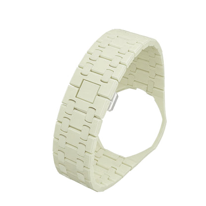 [Azure Tears]OAK POP EXCLUSIVE CREAMY YELLOW BIOCERAMIC STRAP
