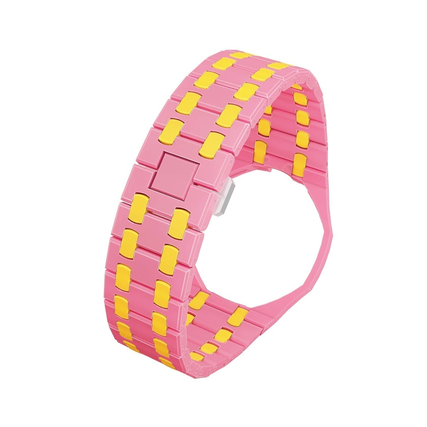 [Azure Tears]OAK POP EXCLUSIVE PINK AND YELLOW BIOCERAMIC STRAP