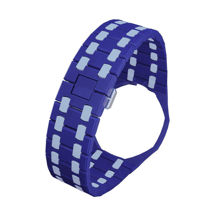 [Azure Tears]OAK POP EXCLUSIVE DARK BLUE AND LIGHT BLUE BIOCERAMIC STRAP