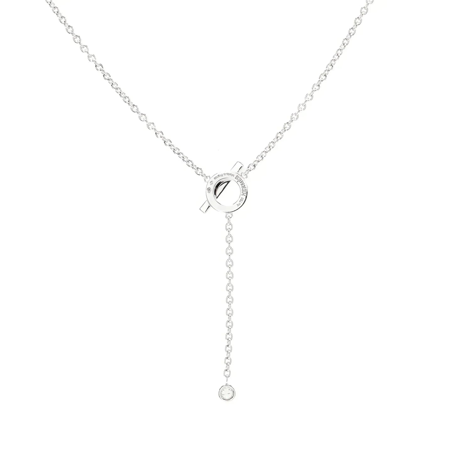 [Azure Tears]FINESSE SILVER DIAMOND NECKLACE