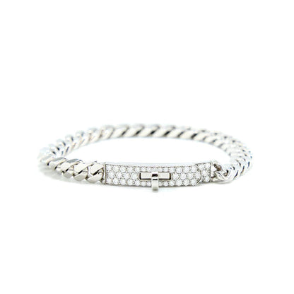 [Azure Tears]KELLY CHAIN SILVER DIAMOND BRACELET