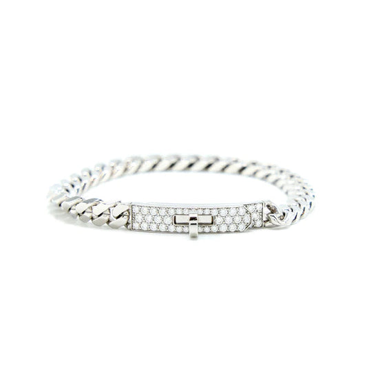 [Azure Tears]KELLY CHAIN SILVER DIAMOND BRACELET
