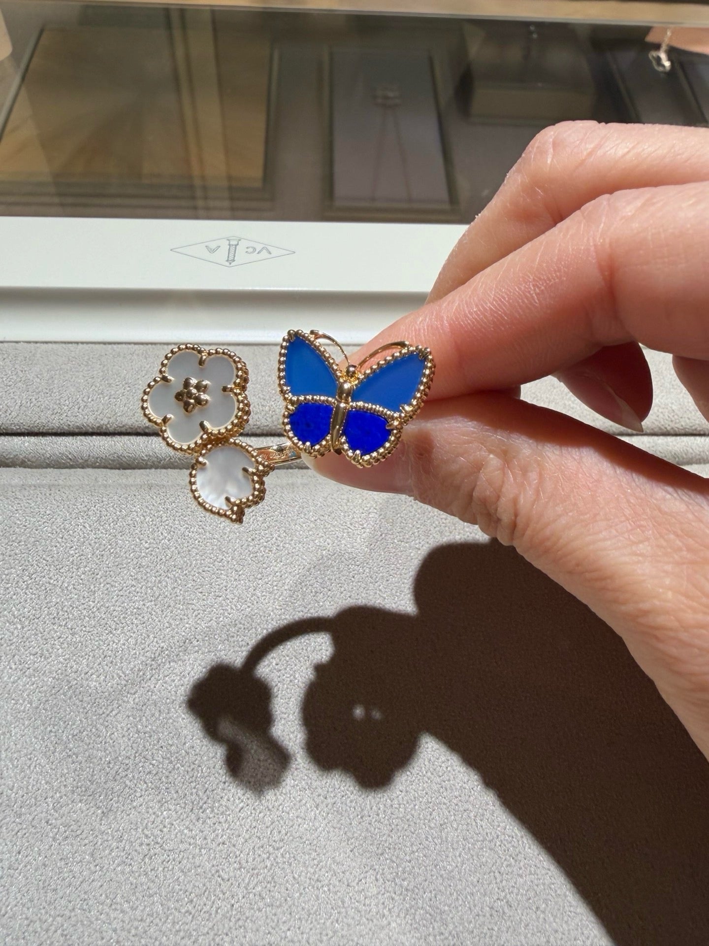 [Azure Tears]SPRING BUTTERFLY OPEN RING