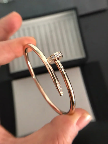 [Azure Tears]JUSTE UN CLOU 3.5MM CLASSIC DIAMOND BANGLE