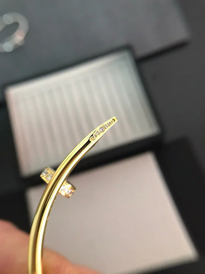 [Azure Tears]JUSTE UN CLOU 3.5MM CLASSIC DIAMOND BANGLE