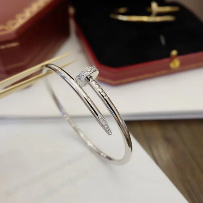 [Azure Tears]JUSTE UN CLOU 3.5MM CLASSIC DIAMOND BANGLE