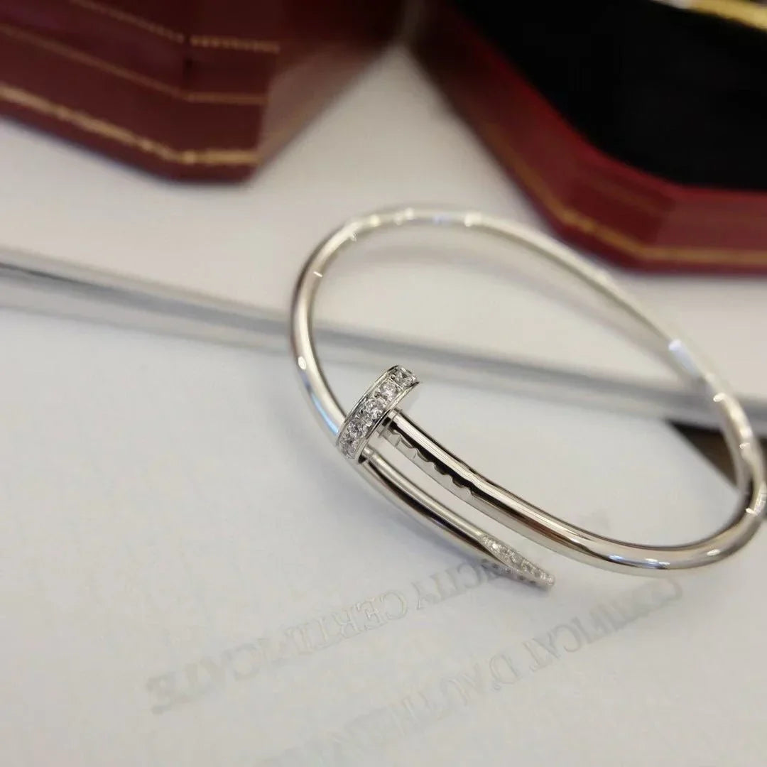 [Azure Tears]JUSTE UN CLOU 3.5MM CLASSIC DIAMOND BANGLE