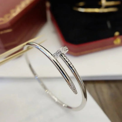 [Azure Tears]JUSTE UN CLOU 3.5MM CLASSIC DIAMOND BANGLE