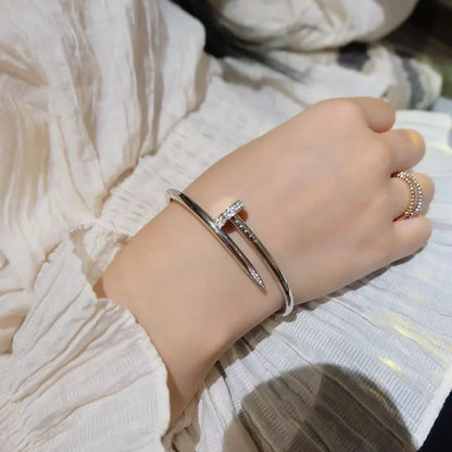 [Azure Tears]JUSTE UN CLOU 3.5MM CLASSIC DIAMOND BANGLE
