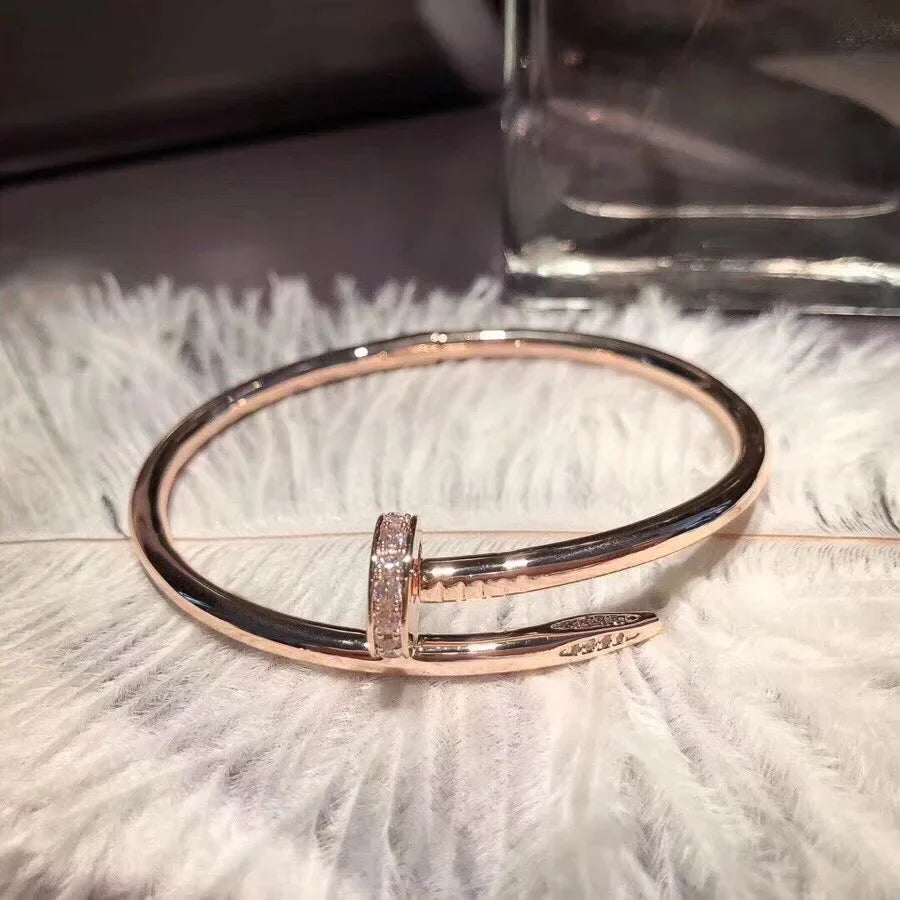 [Azure Tears]JUSTE UN CLOU 3.5MM CLASSIC DIAMOND BANGLE