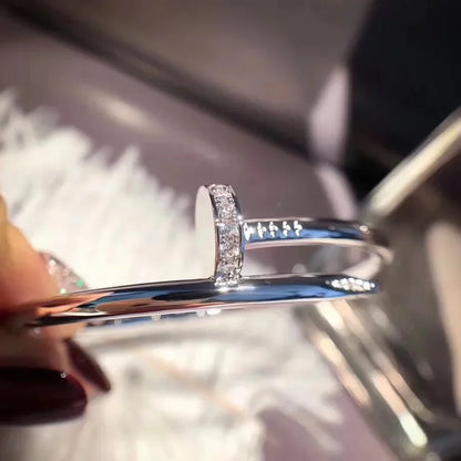 [Azure Tears]JUSTE UN CLOU 3.5MM CLASSIC DIAMOND BANGLE