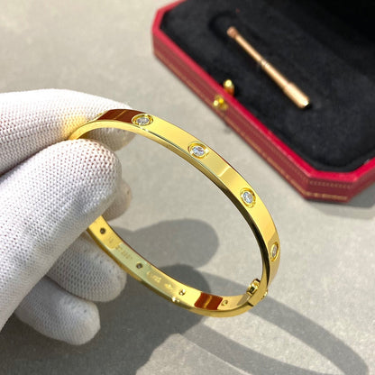 [Azure Tears]CLASSIC 6.1MM LOVE BANGLE - 10-DIAMOND