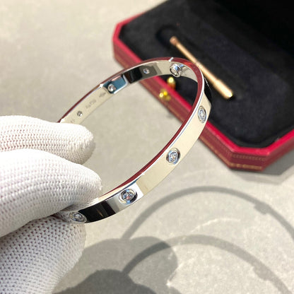 [Azure Tears]CLASSIC 6.1MM LOVE BANGLE - 10-DIAMOND