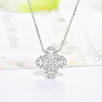 [Azure Tears]LOOP NECKLACE FULL MOTIF DIAMOND 16MM MULTIPLE COLORS