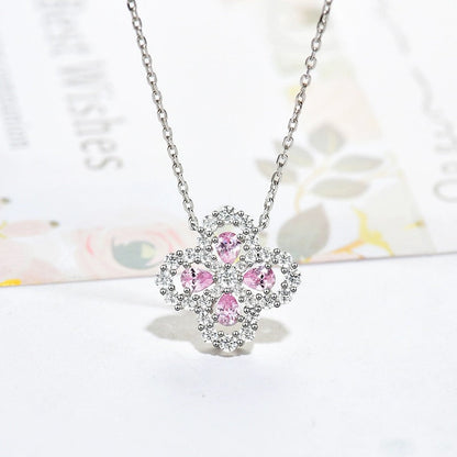 [Azure Tears]LOOP NECKLACE FULL MOTIF DIAMOND 16MM MULTIPLE COLORS