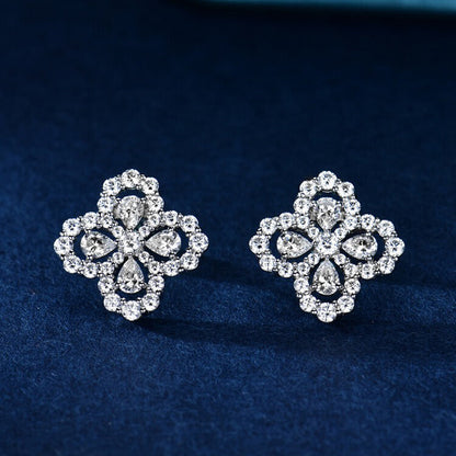 [Azure Tears]LOOP EARRINGS FULL MOTIF DIAMOND 16MM