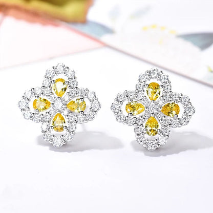 [Azure Tears]LOOP EARRINGS FULL MOTIF DIAMOND 16MM