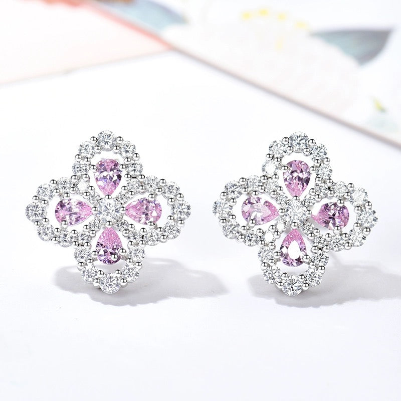 [Azure Tears]LOOP EARRINGS FULL MOTIF DIAMOND 16MM