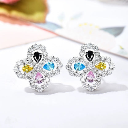 [Azure Tears]LOOP EARRINGS FULL MOTIF DIAMOND 16MM