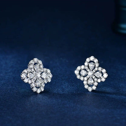 [Azure Tears]LOOP EARRINGS FULL MOTIF DIAMOND 16MM