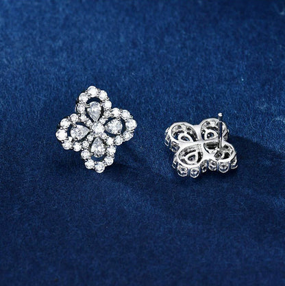[Azure Tears]LOOP EARRINGS FULL MOTIF DIAMOND 16MM