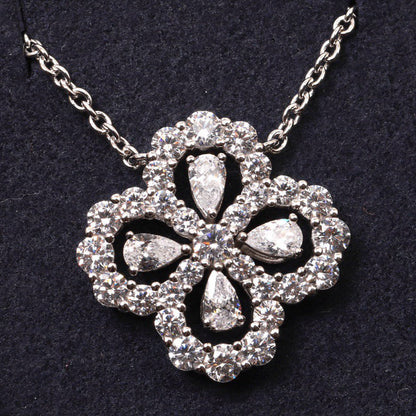[Azure Tears]LOOP NECKLACE FULL MOTIF DIAMOND 16MM MULTIPLE COLORS