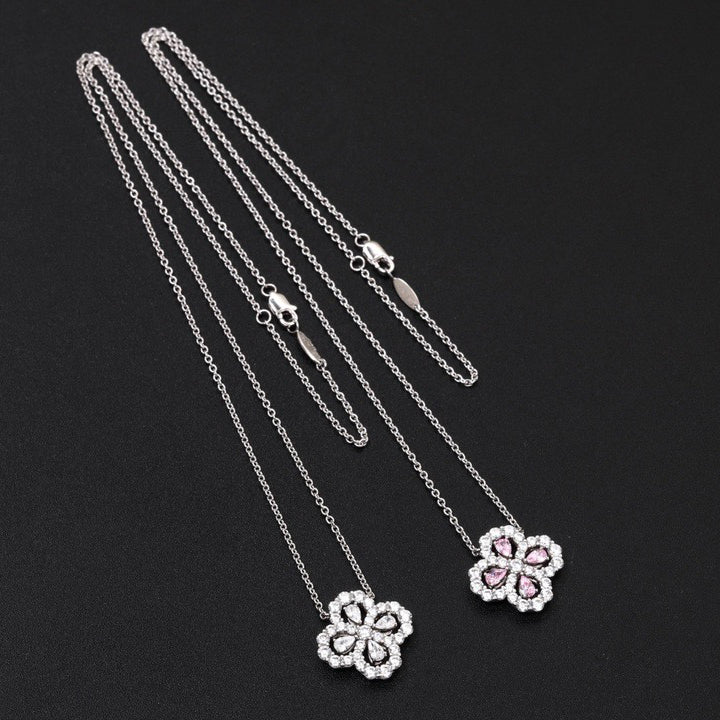 [Azure Tears]LOOP NECKLACE FULL MOTIF DIAMOND 16MM MULTIPLE COLORS