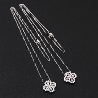 [Azure Tears]LOOP NECKLACE FULL MOTIF DIAMOND 16MM MULTIPLE COLORS