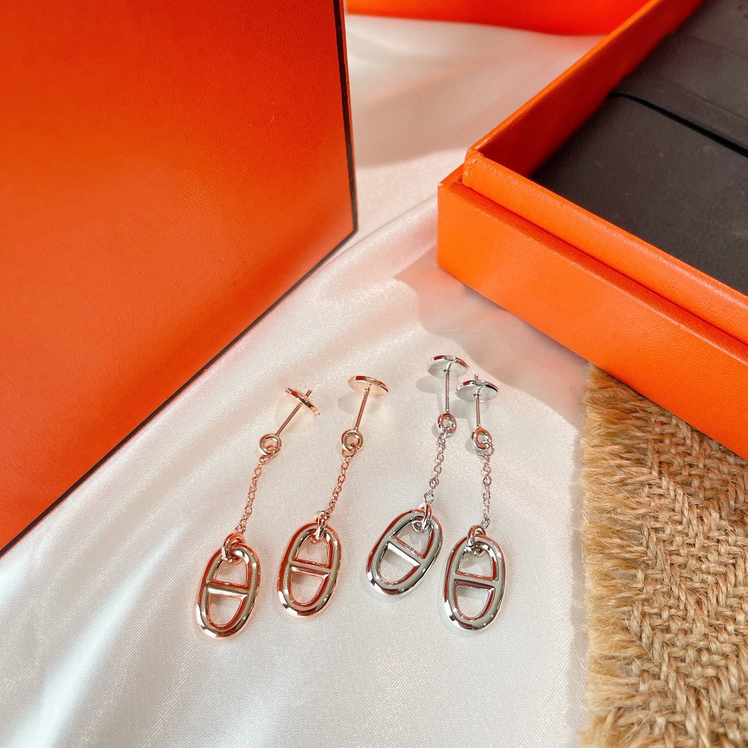 [Azure Tears]CHAINE TASSEL EARRINGS