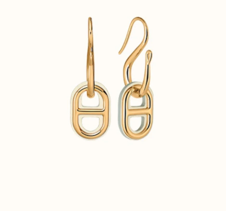 [Azure Tears]HM O'MAILLON GOLD EARRINGS
