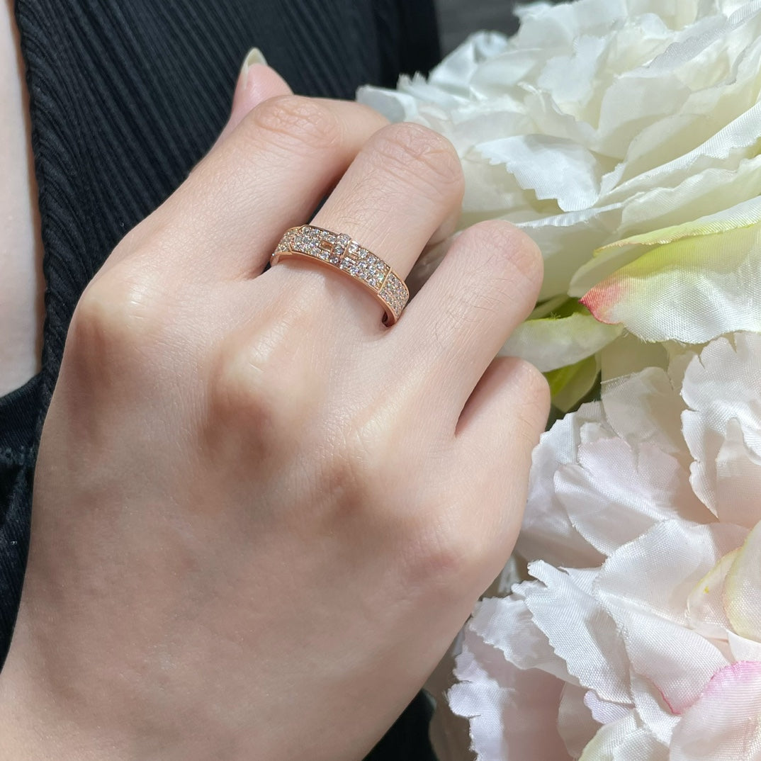 [Azure Tears]KELLY ROSE GOLD DIAMOND RING