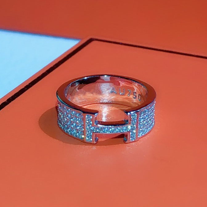 [Azure Tears]H RING FULL DIAMOND