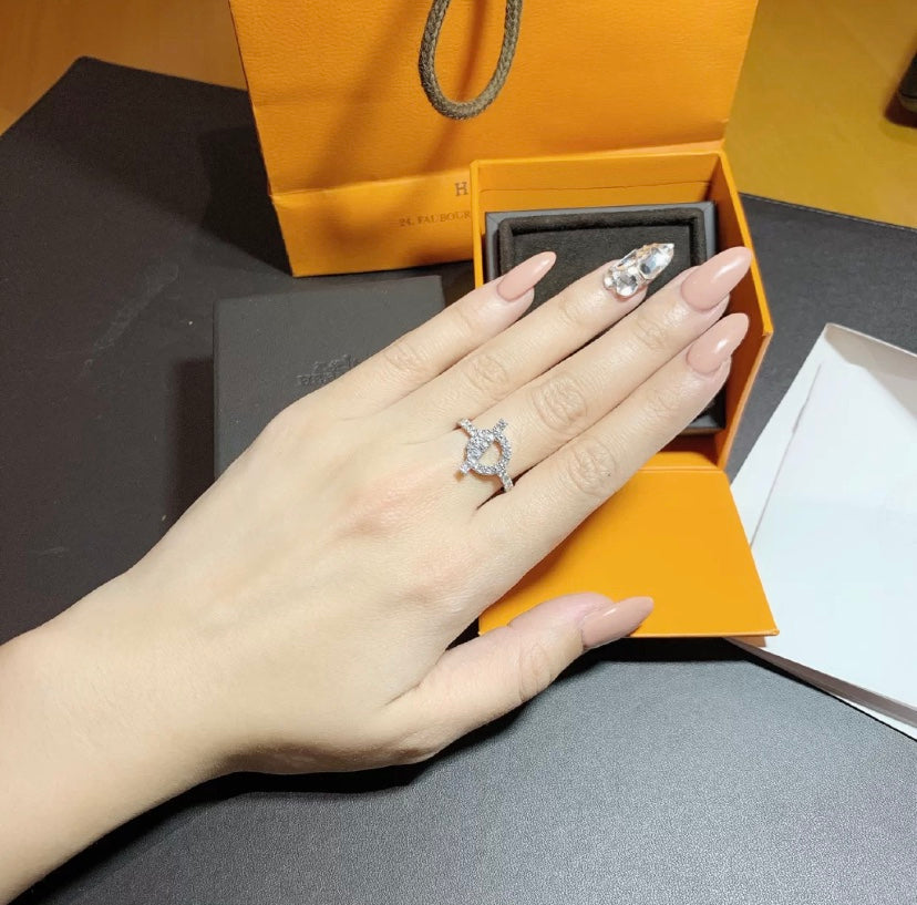 [Azure Tears]ECHAPPEE RING SILVER DIAMOND