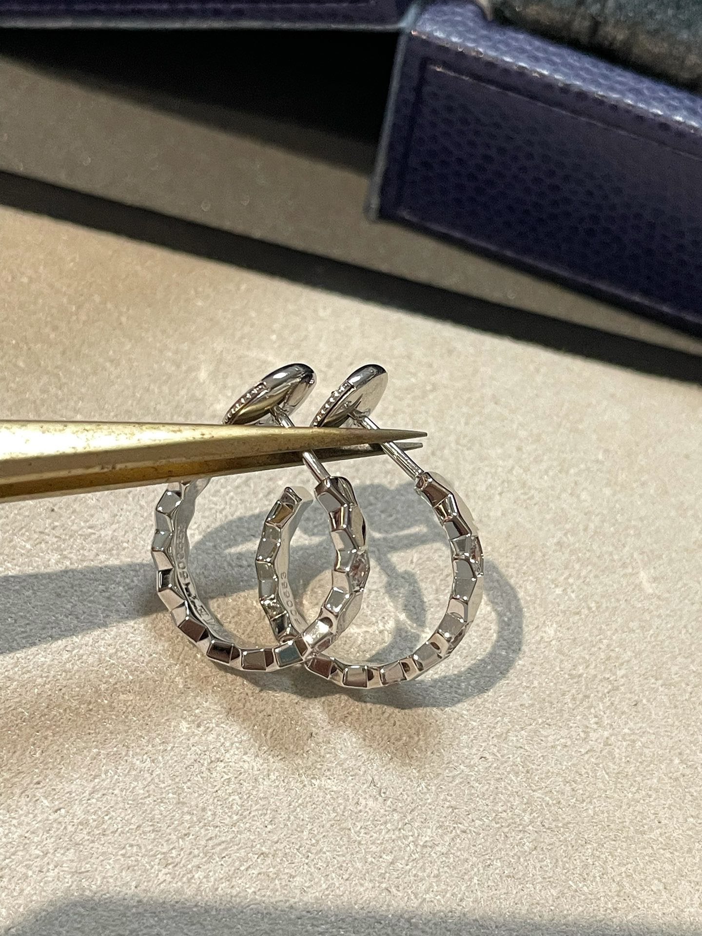 [Azure Tears]Hollow Design Four-Leaf Clover Flower Shape Ring