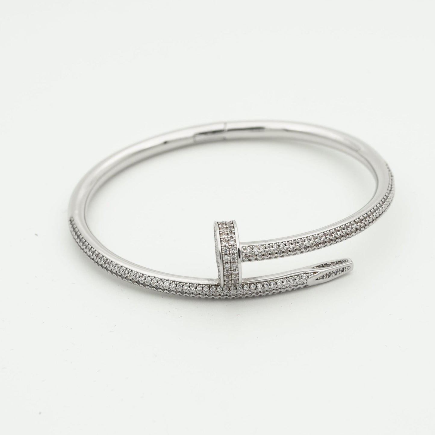 [Azure Tears]JUSTE UN CLOU 3.5MM FULL PAVÉ NAIL BANGLE