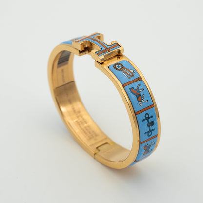 [Azure Tears]H ROSE GOLD BRACELET BLUE CERAMIC