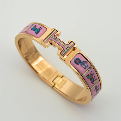 [Azure Tears]H ROSE GOLD BRACELET PINK CERAMIC