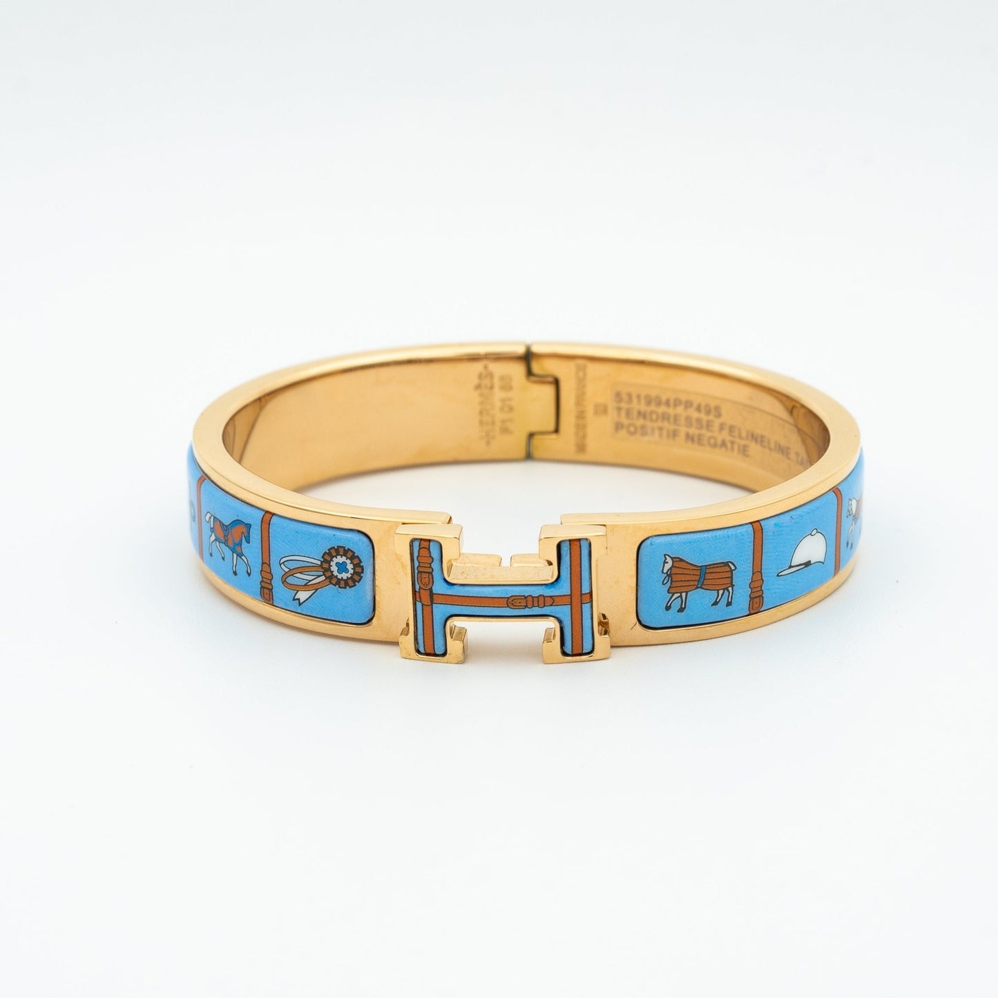 [Azure Tears]H ROSE GOLD BRACELET BLUE CERAMIC
