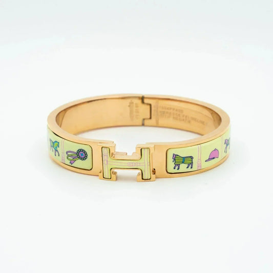 [Azure Tears]H ROSE GOLD BRACELET CREAM CERAMIC