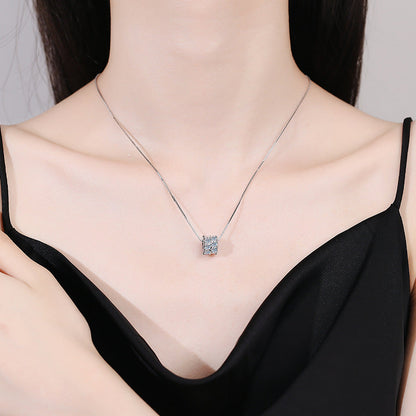 [Azure Tears]ELEGANT SLIM-WAIST MOISSANITE NECKLACE