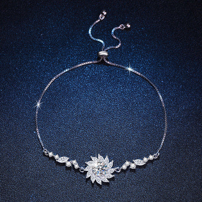 [Azure Tears]RADIANT SUNFLOWER MOISSANITE BRACELET