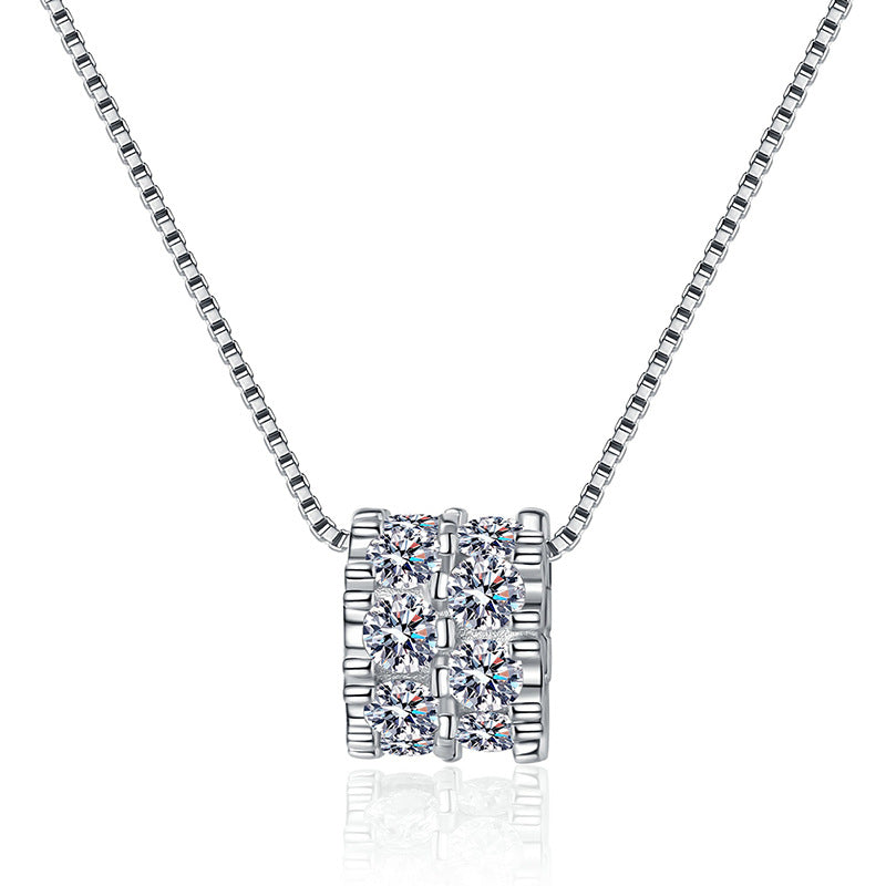 [Azure Tears]ELEGANT SLIM-WAIST MOISSANITE NECKLACE
