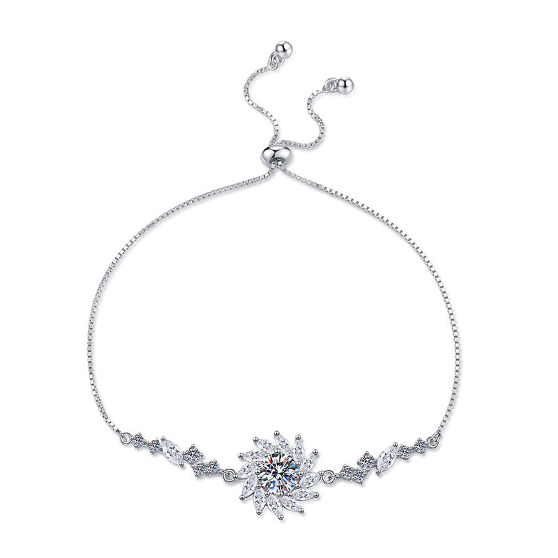 [Azure Tears]RADIANT SUNFLOWER MOISSANITE BRACELET