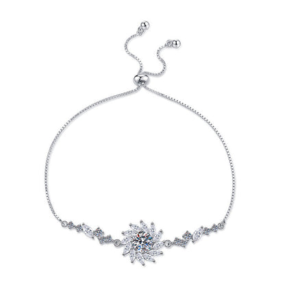 [Azure Tears]RADIANT SUNFLOWER MOISSANITE BRACELET